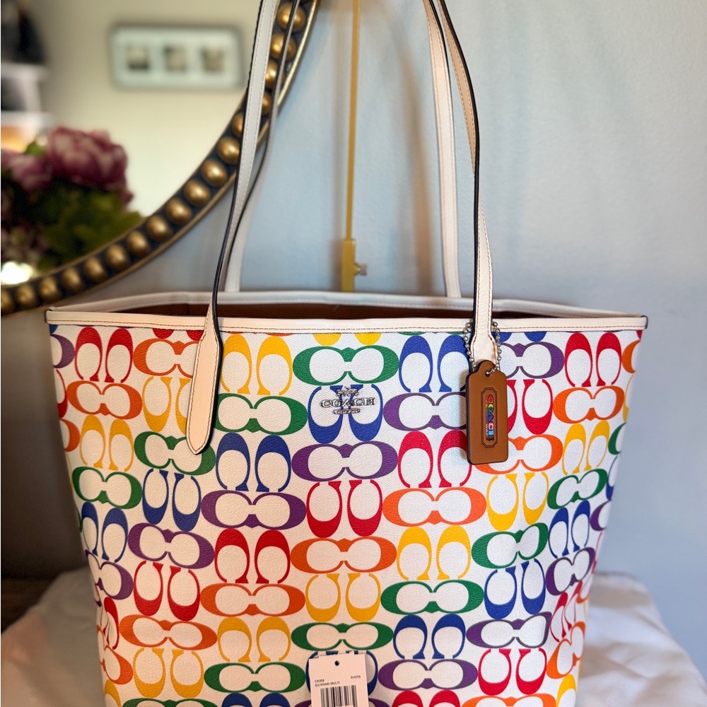 Coach Pride Signature Tote Bag